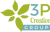 3P Creative Group logo