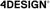 4DESIGN logo