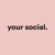 your social logo