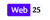 Web25.io logo