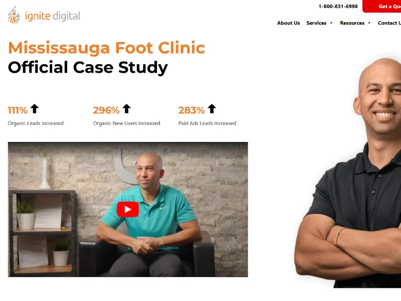 Mississauga Foot Clinic Official Case Study